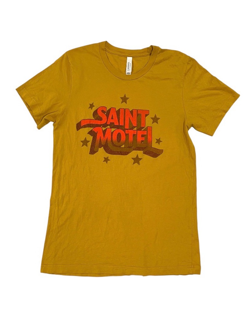 'Saint Motel' Yellow Mustard Logo Tee